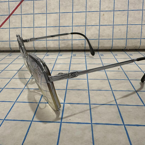 Vintage Square Frames Oversized Glasses Jeweled - Picture 6 of 15